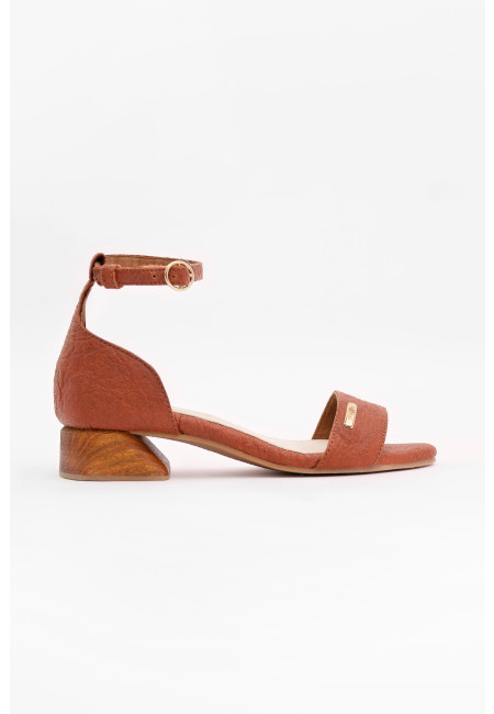 Chicago  - Ankle Strap Heels - Canela