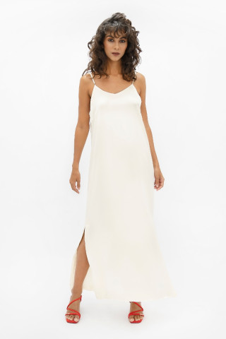 Calabar  - Slip Dress - Pearl